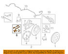 6w1z2a225ba Ford Oem Mount Kit