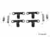 53002 75-89 Wd Express Parking Brake Adjusting Screw Assembly-trw Rear Fits Volvo 244 884109327875