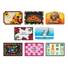 857208 Hoffmaster Fall Winter Seasonal Celebration Placemats Different In 696571619439