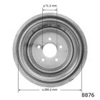 8876 Autozone Brake Drum Rear