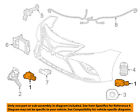 8934106070e0 Toyota Oem Camry Front Sensor