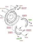 90016-dy001 Toyota Parking Brake Hold Down Spring Qty