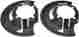 924-483 Dorman Brake Backing Plate Fits 99-04 Ford F-350 Super Duty
