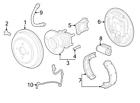 95145057 Gm Brand New Genuine Oem Drum Brake Shoe