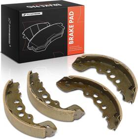 Apbsh003 A-premium Rear Brake Shoes Set Compatible With Suzuki Grand Vitara 1999-2005