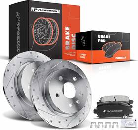 S-55183 A-premium 11.49 Inch 292 Mm Rear Drilled And Slotted Disc Brake