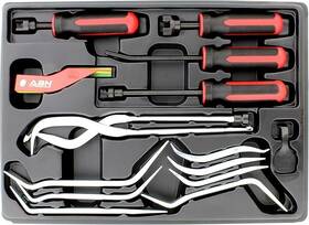 Abn6453 Abn 811498036453 Brake Drum Tool Kit 15-pc Service Spring Pliers Spoon New