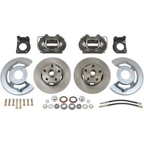 Fmb613 Abs Power Brake 1964-69 Mustang Front 4-piston Disc System With Kelsey Hayes Style