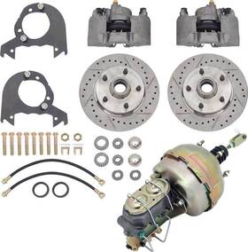 Pb10146 Abs Power Brake 1965-68 Impala/full Size Front Disc Conversion Set With 10-3/4 Inch