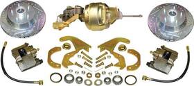 Pb10159 Abs Power Brake 1955-57 Chevy Full Size Front Disc Conversion Set With 10-3/4 Inch
