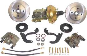 Pb62631 Abs Power Brake 1962-63 Chevy Ii/nova 4 Lug Bolt-on Front Disc System With Booster And