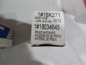 18034645 Acdelco 18k271 Nos Oem Gm Disc Brake Hardware Kit Contains 8 Pieces