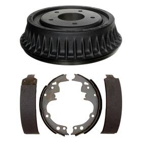 Bndl-913340 Acdelco For Chevy Astro 1985-2002 2-pc Silver Brake Drum Kit