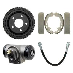 Bndl-926545 Acdelco For Chevy Malibu 1997-2003 4-pc Gold Brake Drum Kit