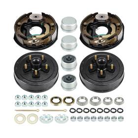 Aebrd002-q2 Aeagle 5 On Bolt Circle Drum Kits With 10 Inch X 2-1/4 Left And Right Electric Brake Fo