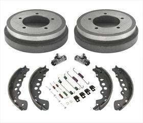 Bap145872 Aftermarket Products Rear Brake Drums Shoes Springs Wheel Cylinders Set For 00-04 Chevrolet Tracker