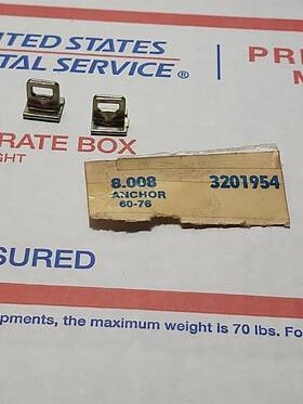 3201954 Amc Nos 67-74 Hornet Gremlin Javelin Anchor Brake Shoe Hold Down Spring