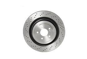 2224232012 Apf Rear Brake Rotor For 2017-17 Mercedes-benz Amg Gt Floating Mounting 5 Lug Holes