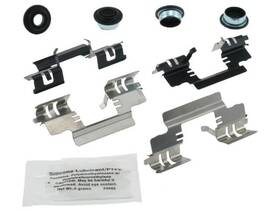 23tfqh Api Oef3 Rear Brake Hardware Kit Fits Gmc Sierra 1500 2007-2013 6.2l V8