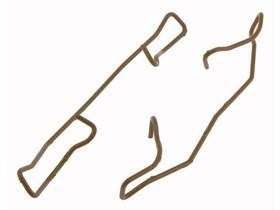 69mdsb Api Oef3 Front Brake Hardware Kit Fits Volvo S60 2001-2009