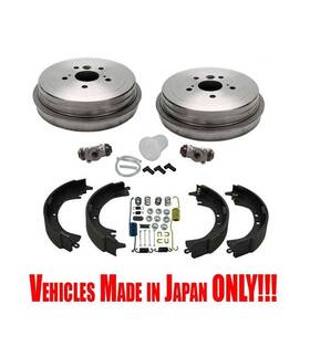 151364 Apm Japan Camry 2.4l 02-06 Vin # Starts With J Brake Drums Shoes Hardware 7pc