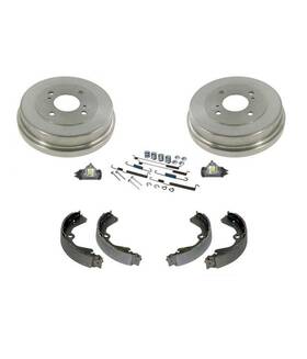151391 Apm New Rear Drums Brake Shoes Wheel Cylinders And Hardware For Altima 2.4l 1993-1998