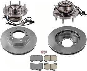 25964890 Apm 194525 Front Left And Right Wheel Hub Bearings Fits Hummer H3 H3t 2009-2010 Ref#