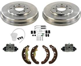 209655 Apm Rear Brake Drums Shoes Hardware Wheel Cylinders Fits 2019-2020 Yaris Ia