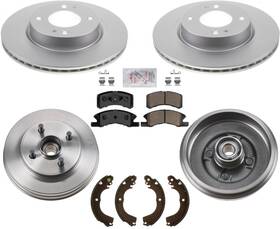 215880 Apm Front Rotors Brake Pads Drums Shoes Fits 2017-2023 Mitsubishi Mirage