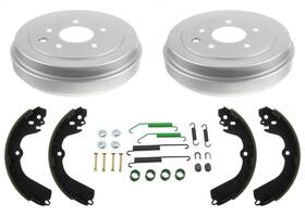 220926 Apm Rear Brake Drums Shoes Hardware Fits Nissan Nv200 2013-2021
