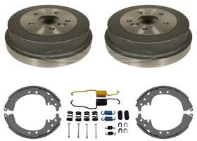 227866 Apm Rr Brake Drums Shoes Springs For 2002 2003 2004 Toyota Camry 02-03 Solara