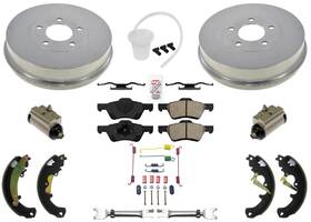 231881 Apm Rear Brake Drums Shoes Cylinders Hardware Fits Ford Escape 2008 2009 2010 2012