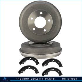Aupo840031tr Asucarparts Rear Brake Drums And Ceramic Shoes For 2005 2006 2007 Mercury Mariner