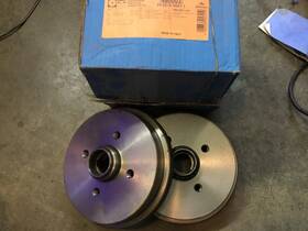 191501615b Ate 083-1985 X2 Volkswagen Golf Jetta Fox Rabbit Scirocco Rear Brake Drum Lot 2 Pair Mk1