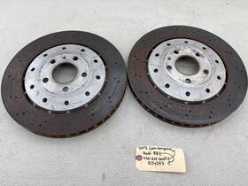 420.615.601 Audi 2008- 2013 R8 Rear Left And Right Brake Disc Rotor Pair Oem 420615601