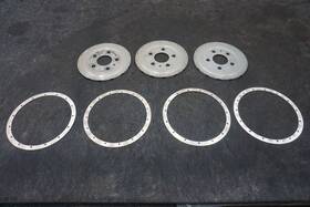 4s9615331 Audi Set Of Rear Brake Hats With Retaining Rings Oem R8 Gt4 4s 2016-18