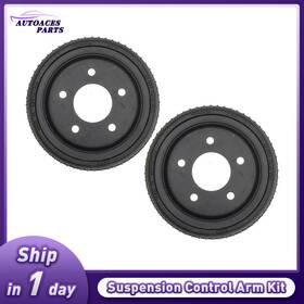 Szfzace-375 Autoacesparts Rear Brake Drums For 1988 1989 1990 1991 1992 1993 - 1999 Chevrolet C1500 R-line