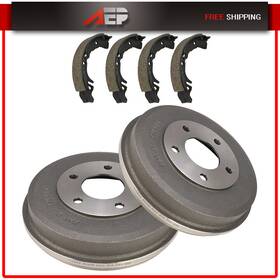 Au840031py01 Autopuppy Rear For 2007 Ford Escape Mazda Tribute Mercury Mariner Brake Drums Shoes Kit