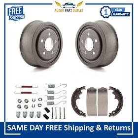 K8n-100283 Autospartoutlet New Rear Brake Drum Shoes And Spring Kit For 1990-2000 Jeep Wrangler Cherokee