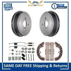 K8n-100315 Autospartoutlet New Rear Brake Drum Shoes And Spring Kit For Toyota Corolla Prizm Chevrolet Geo