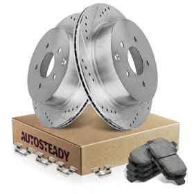 Mek2147as Autosteady Rear Brake Kit Fits Murano Pathfinder Quest Fx35 Qx60 2003 2019