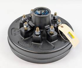 Bd3-865 Axle Teknology Tek 12 Inch X 2 Trailer Brake Drum And Hub 8 On 6.5 7 000 Lbs