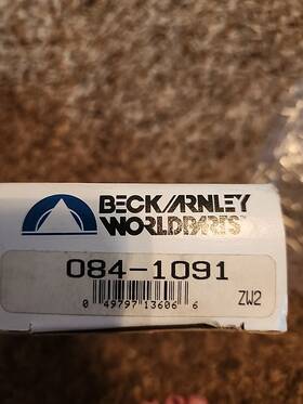 084-1091 Beck/arnley 1981-1989 Nissan Drum Brake Hardware Kit