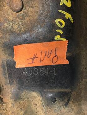 48951l Bendix 48-52 Ford F100 Front Drum Brake Assembly Left