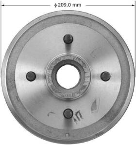 Pdr0401 Bendix Brake Drum