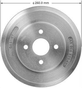 Pdr0837 Bendix Brake Drum-ls