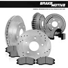 Bm5550065306 Brakemotive Front Brake Rotors Ceramic Pads Rear Drums Shoes Kit