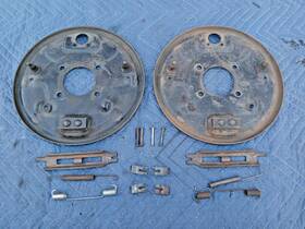 34211120045 Bmw E21 250mm Rear Drum Brake Backing Plates Hardware For E10 2002 Upgrade #2