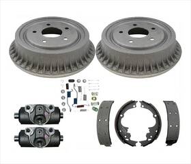 Wc122222 Bold Auto Parts 8988 B514 H7104 Rear Brake Drums Shoes Springs Wheel Cylinders Set For Chevy S10 Gmc S15 2wd