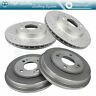 Br835971pa1 Brakemotorparts For Honda Civic Front Brake Rotor Pad Rear Drum